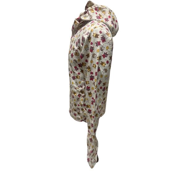 Reversible Kawaii Hoodie XL Zip Up Jacket Bunny Bear Hearts Harajuku Anime - Picture 3 of 10